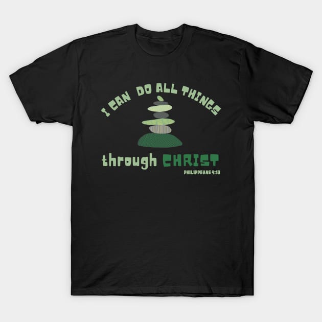 LDS Youth Theme 2023 All Things Through Christ T-Shirt by MalibuSun